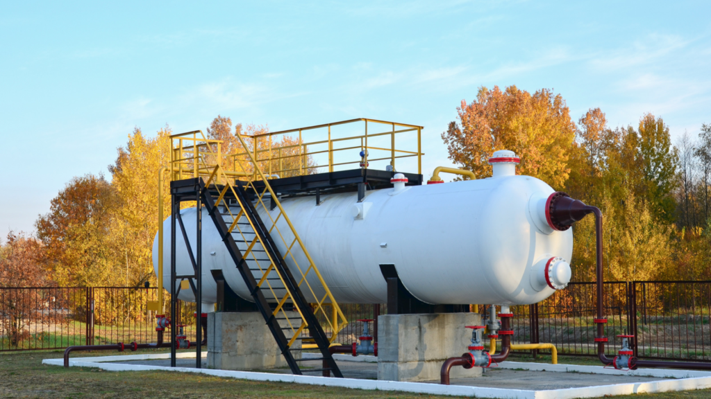 Esempio di disoleatore statico con filtro a coalescenza