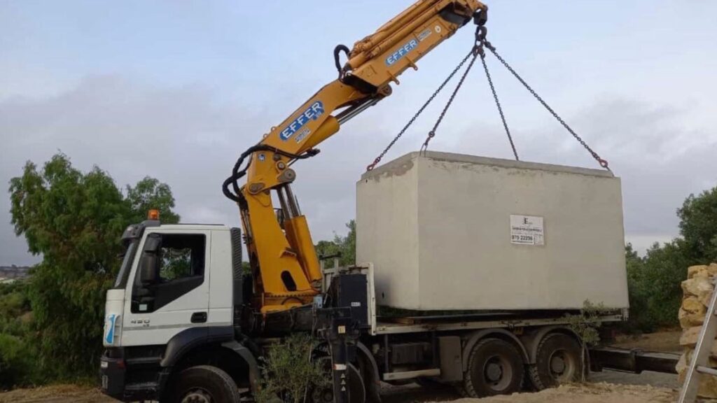 Trasporto vasche prefabbricate